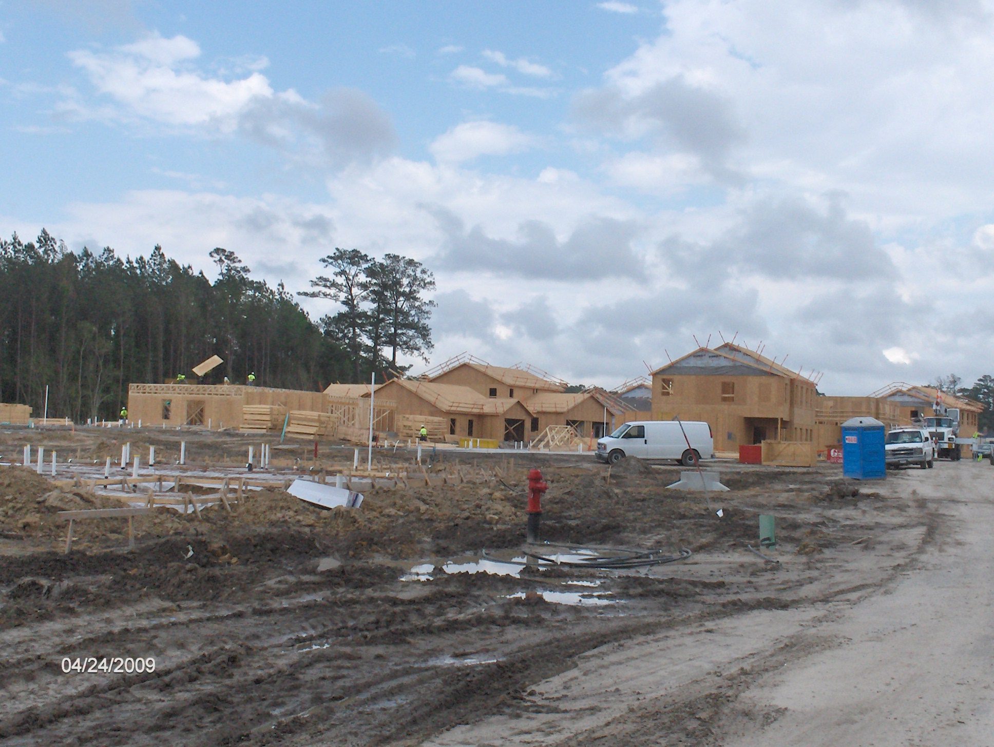 image shows new home construction by Accurate Building Company in conway sc